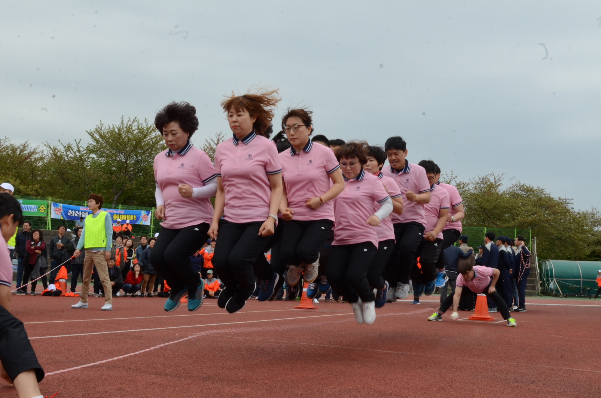 제52회 제주도민체전 대회1일차 경기(4.13 애향운동장 민속경기 줄넘기)