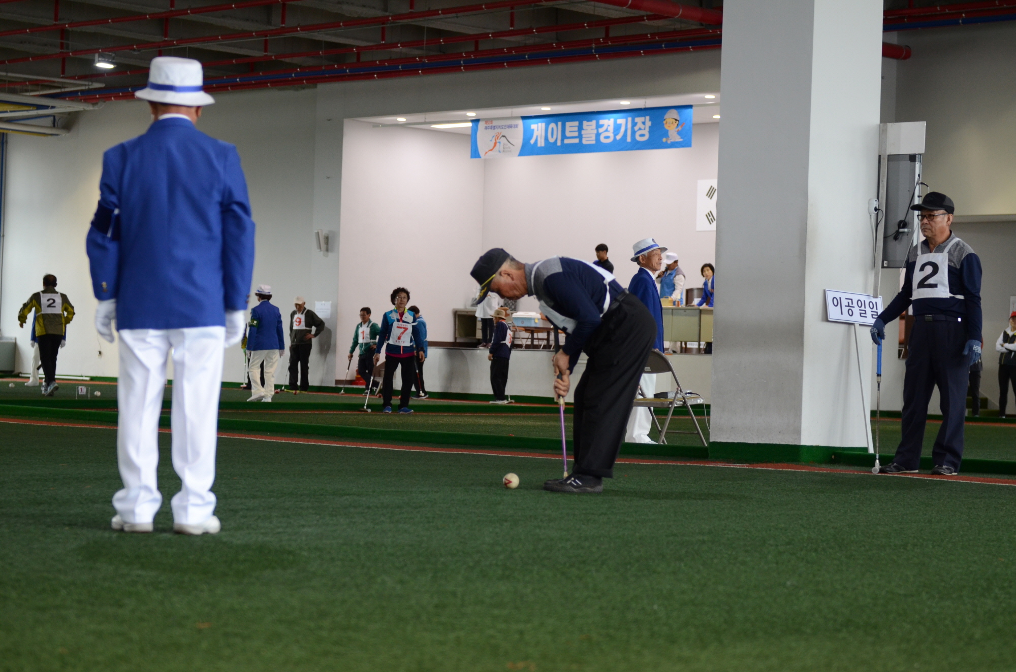 제52회 제주도민체전 대회1일차 경기(4.13 제주복합체육관 게이트볼장 경이트볼경기)