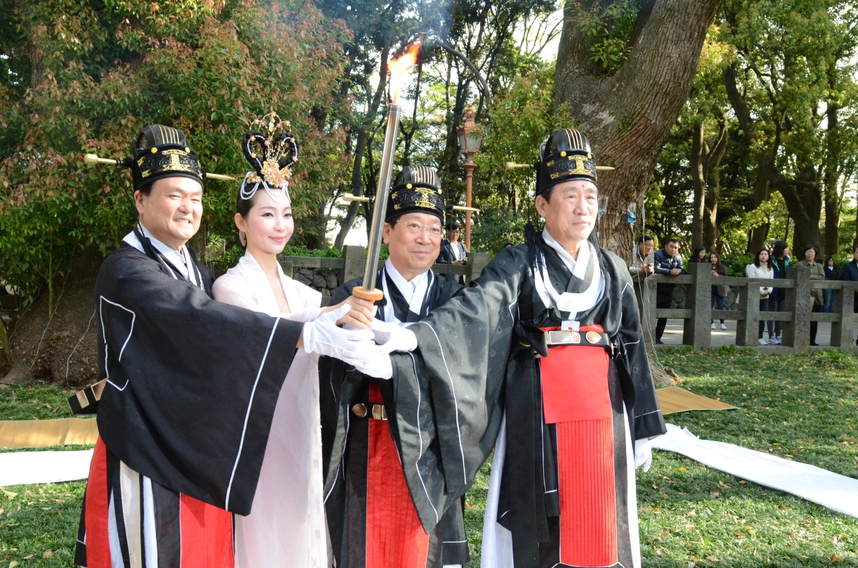 제52회 도민체전 성화채화(2018. 4. 12 삼성혈)